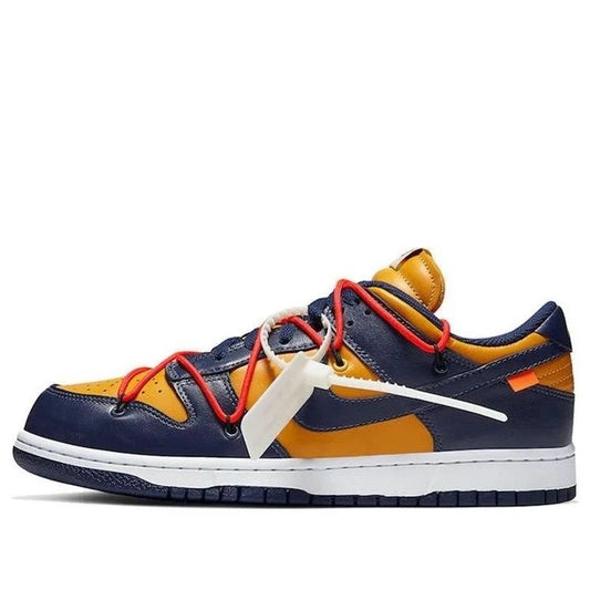 Off-White x Nike Dunk Low University Gold