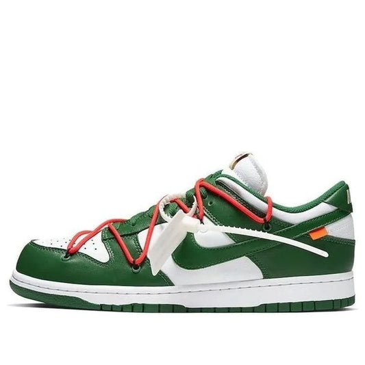 Off-White x Nike Dunk Low Pine Green
