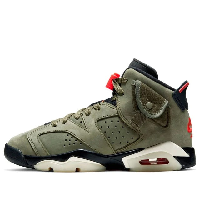 Travis Scott x Air Jordan 6 GS Medium Olive