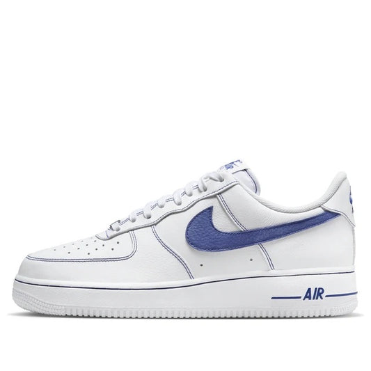 Nike Air Force 1 Low White / Blue Contrast Stitch