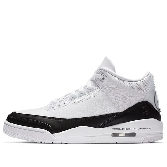 fragment x Air Jordan 3 White Black